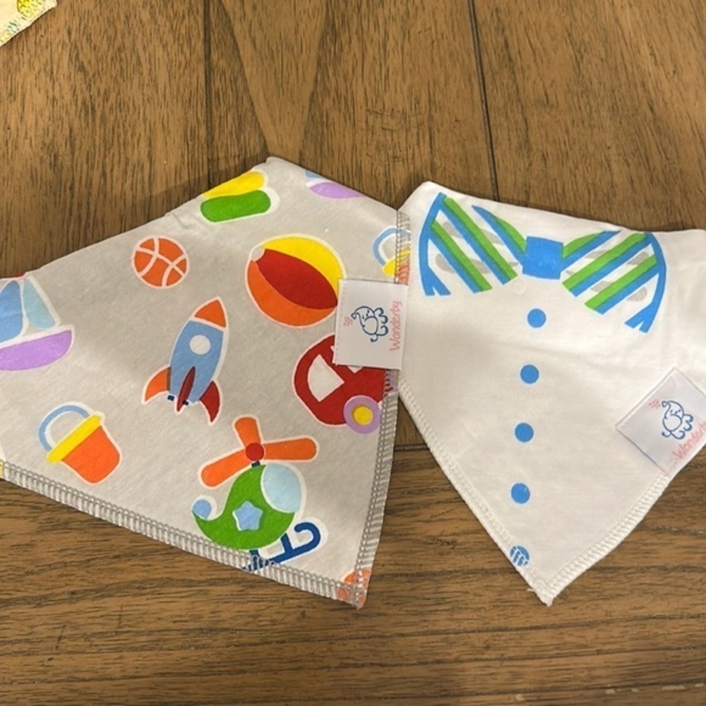 Bandana bibs/ package of 2